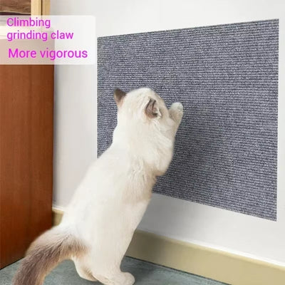 Cat Scratching Mat Self-Adhesive Trimmable Carpet Cat Scratching Post Carpet for Anti-Scratching Sofa Furniture Protection