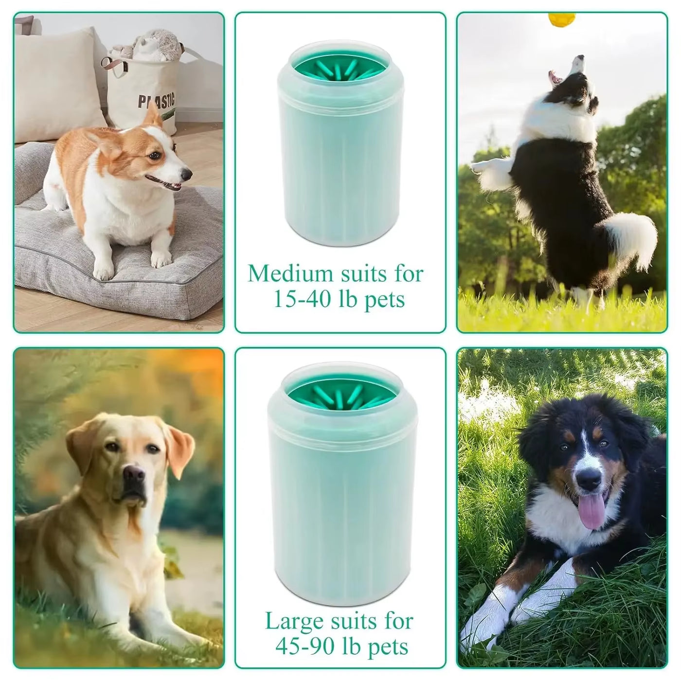 Pet Foot Wash Cup