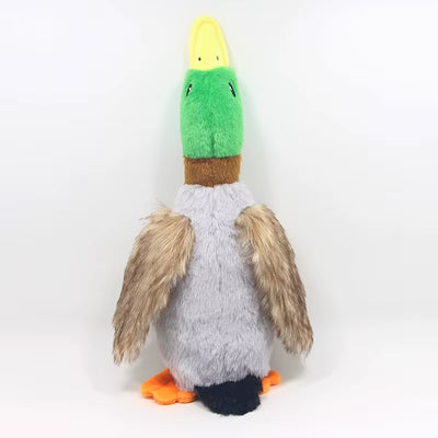 Cute Plush Duck Sound Toy Stuffed Squeaky Animal Squeak Dog Toy Cleaning Tooth Dog Chew Rope Toys Pet Dog Accessories Toys