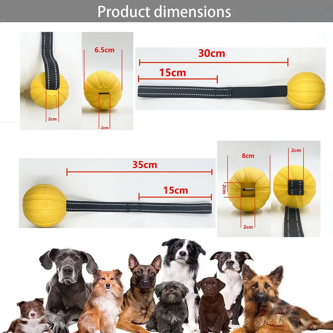 DURABLE DOG ROPE BALL