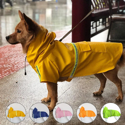 WATER-RESISTANT DOG RAINCOAT