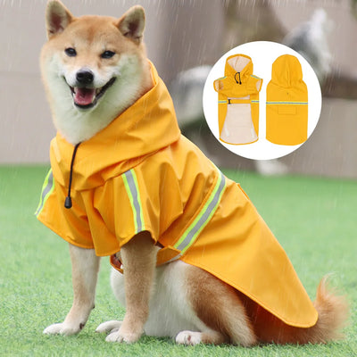 WATER-RESISTANT DOG RAINCOAT