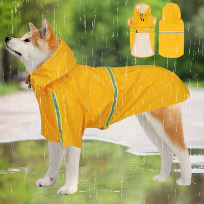 WATER-RESISTANT DOG RAINCOAT