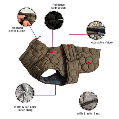 WARM & WATER-REPELLENT DOG JACKET