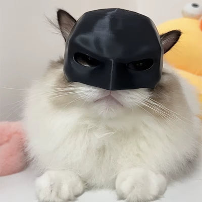 Black Bat Cat Mask Cute Matte Bat Mask Cool Superhero Pet Toys for Cat Pet Supplies Three Colors Multiple Sizes Mask Decoration