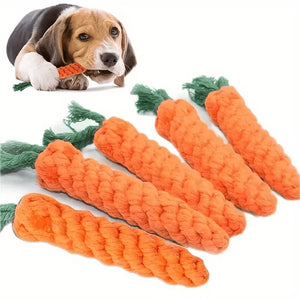 Carrot Cotton Rope Toy